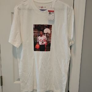 Jordan White Basketball Graphic Tee